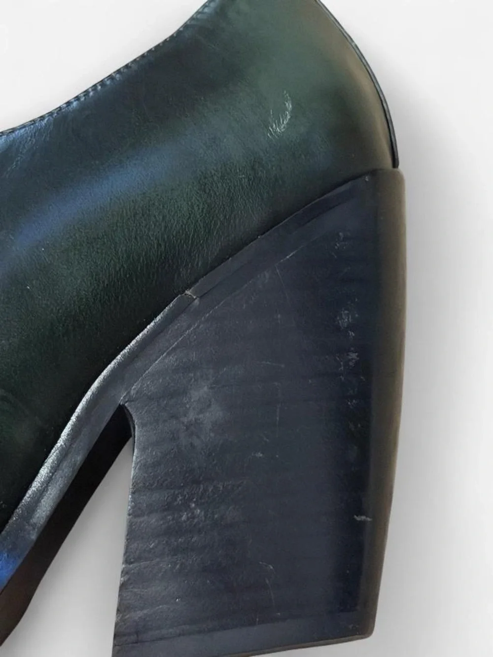 Sam Edelman | Green Leather | Aleska Western Mary Jane | Size 7.5